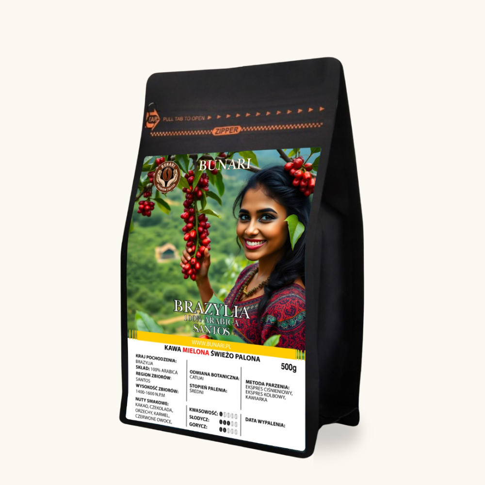BRAZYLIA - Santos 100% Arabica - MIELONA