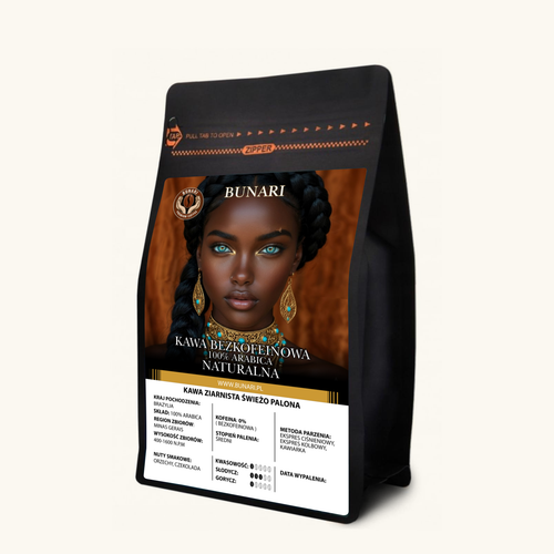 Kawa Bezkofeinowa - BRAZYLIA - Minas Gerais 100% Arabica